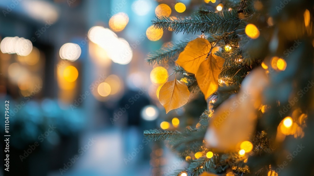 Poster bokeh lights creating abstract organic shapes in a soft background