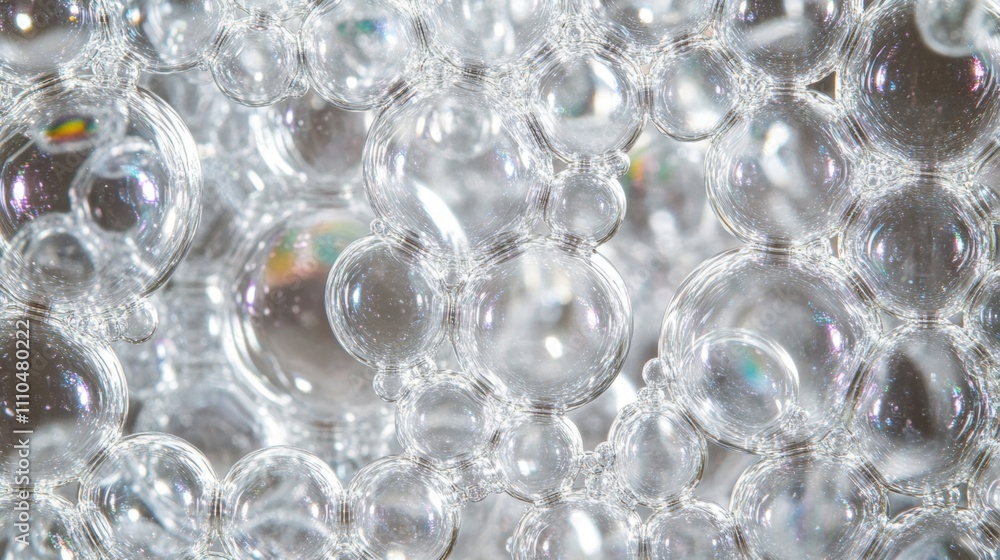 Poster Abstract Study of Bubbles in Various Sizes Creating Unique Pattern