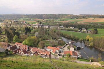 Blick auf Vaihingen an der Enz in Baden-Württemberg
