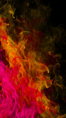 Fototapeta premium Abstract blaze fire flame texture background