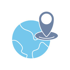 
geolocation concept line icon. Simple element illustration. 
geolocation concept outline symbol design.