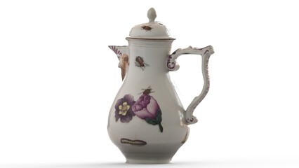 coffee pot with white background