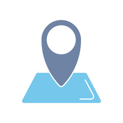 place concept line icon. Simple element illustration. 
place concept outline symbol design.