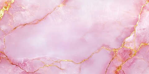 A pink marble background with gold veins, creating an elegant and luxurious effect.