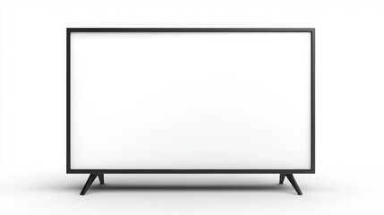 Modern technology: TV with white background