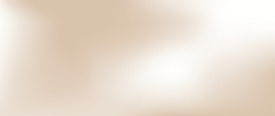 Modern Smooth Beige Gradient Background. Soft neutral liquid wallpaper. Gentle texture for cover, banner, flyer, presentation. Vector illustration © Olena