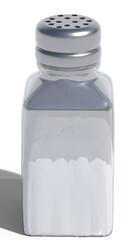 salt canister for cooking with white background