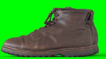 sports shoes with green background