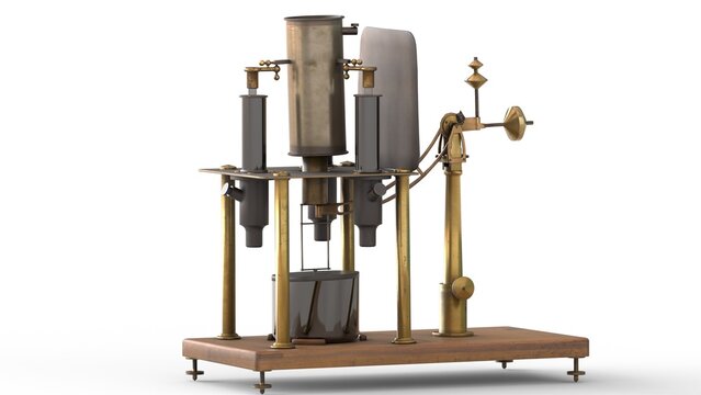 absolute electrometer with white background