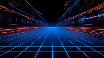 Technology Background Lines