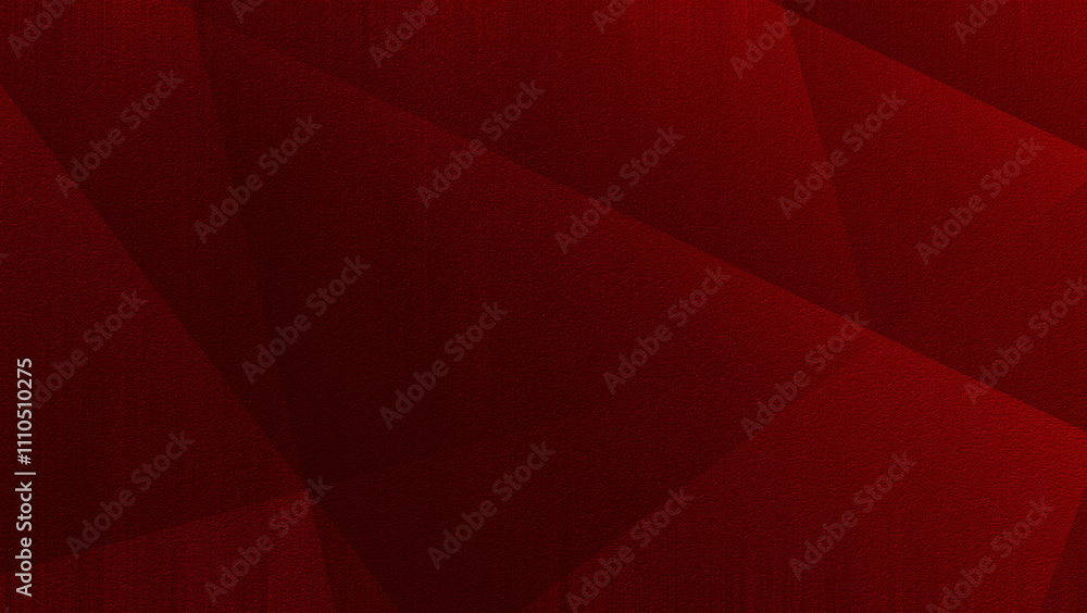 Wall mural Black dark navy red abstract pattern background. Geometric shape. Line triangle angle fold polygon diamond 3D. Color gradient ombre. Rough grain noise. Light shadow. Matte shimmer. Minimum.
