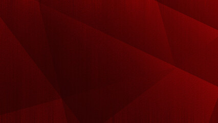 Black dark navy red abstract pattern background. Geometric shape. Line triangle angle fold polygon diamond 3D. Color gradient ombre. Rough grain noise. Light shadow. Matte shimmer. Minimum.
