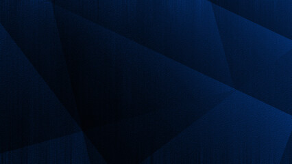 Black dark navy blue silver abstract pattern background. Geometric shape. Line triangle angle fold polygon diamond 3D. Color gradient ombre. Rough grain noise. Light shadow. Matte shimmer. Minimum.
