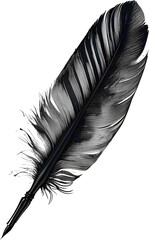 Transparent PNG, a hairy pen