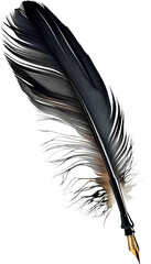 Transparent PNG, a hairy pen