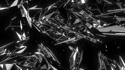 Shiny debris - Powered by Adobe