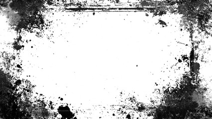 Grunge background with frame. Black and white photo frame Grunge background. Grunge background. Grunge frame. Grunge border. 