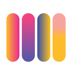 Colorful gradients Trendy collection. Set of colorful gradients.