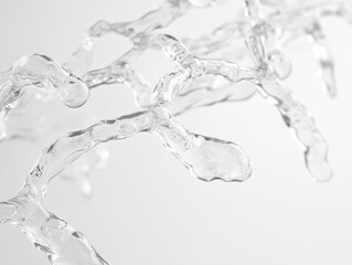 Shimmering Ice Sculpture