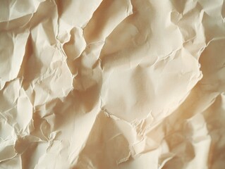 Textured Crumpled Paper Background