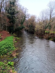 Crecida del río Magdalena a consecuencia de las lluvias en Vilalba, Galicia