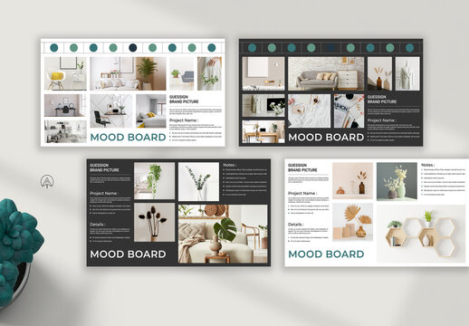 Brand Mood Board Layout