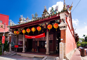 Fototapeta premium The State Temple of the Martial God, also called Tainan Sacrificial Rites Martial Temple or Grand Guandi Temple, is a temple located in the West Central District, Tainan, Taiwan.