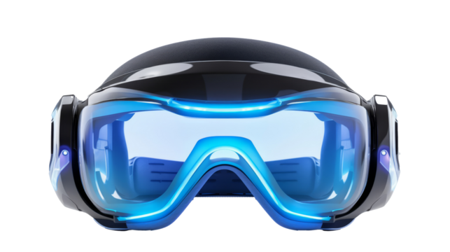 diving mask isolated on white