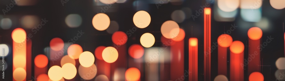 Poster harnessing ai insights analyzing business metrics with a correlation matrix for corporate strategy