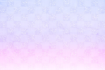 Japanese style checkered pattern background. Japanese traditional latticework illustration.