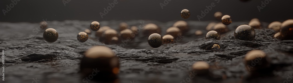 Poster insights into ai-generated bubble charts exploring data visualization in a digital landscape