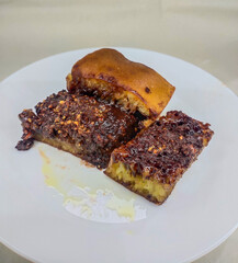 The most popular Indonesian specialty full of chocolate, peanuts and butter is called Martabak...