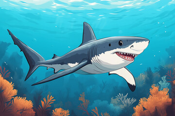 Obraz premium Le requin