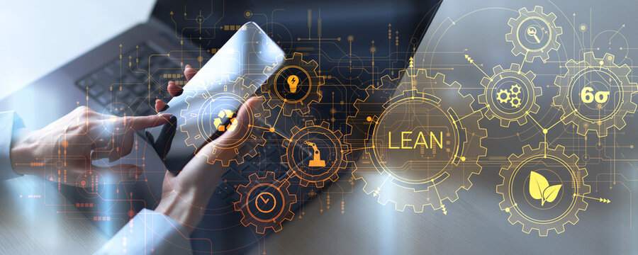 Lean Concept: Streamlining Processes for Maximum Efficiency and Waste Reduction.