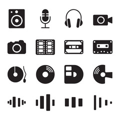 Customizable Icon Design Bundle for Digital Platforms
