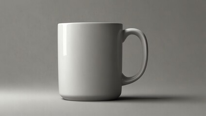 Fototapeta premium white cup on black background