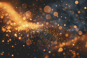 Subtle glowing particles scattered for a magical touch.