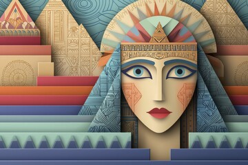 Archetypal symbols of wisdom portrayed through ancient motifs and intricate textures for deeper understanding and reflection.