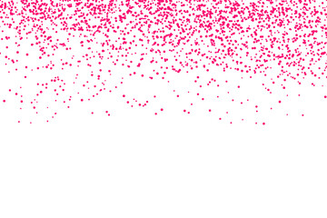 Falling pink glitter effect, perfect for Valentine’s Day, birthday cards, for wedding frame backgrounds
