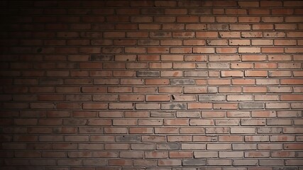 Fototapeta premium Brick Wall Texture Background - Deep Mood, Dramatic Lighting