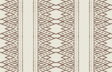 Ethnic abstract ikat art. Aztec ornament print. geometric ethnic pattern seamless  color oriental.  Design for background ,curtain, carpet, wallpaper, clothing, wrapping, Batik, vector illustration.