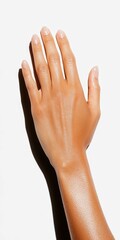 Obraz premium Close-Up of Hands and Forearms with Smooth Skin