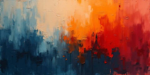 abstract seamless pattern brush painted background with medium orchid, steel blue and medium aqua marine color. can be used as wallpaper, texture or fabric fashion printing