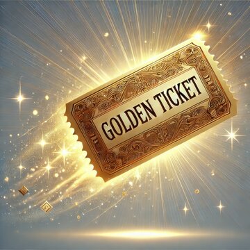 Golden Ticket in Flight