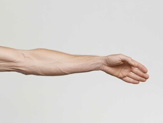 Close-Up of Hands and Forearms with Smooth Skin

