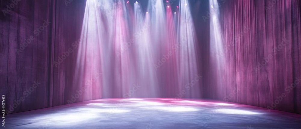 Aufkleber mood enhancing lighting design with soft tones and subtle movement across the stage for dramatic and