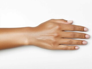 Close-Up of Hands and Forearms with Smooth Skin

