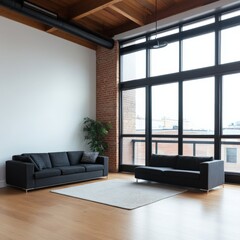 Urban loft design exposed brick aesthetic