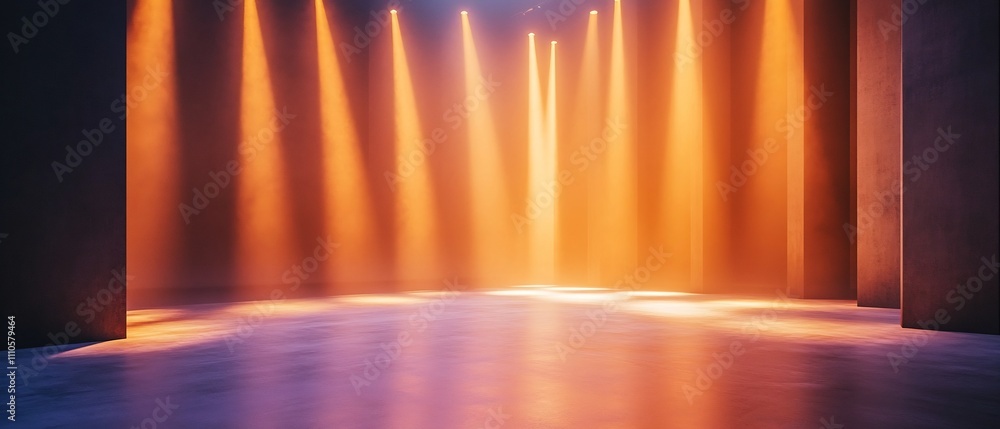 Poster stunning dynamic lighting setup for a captivating concert experience with synchronized effects creat