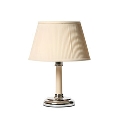 Fototapeta premium Elegant table lamp design for home lighting modern living room decorative object cozy atmosphere close-up perspective